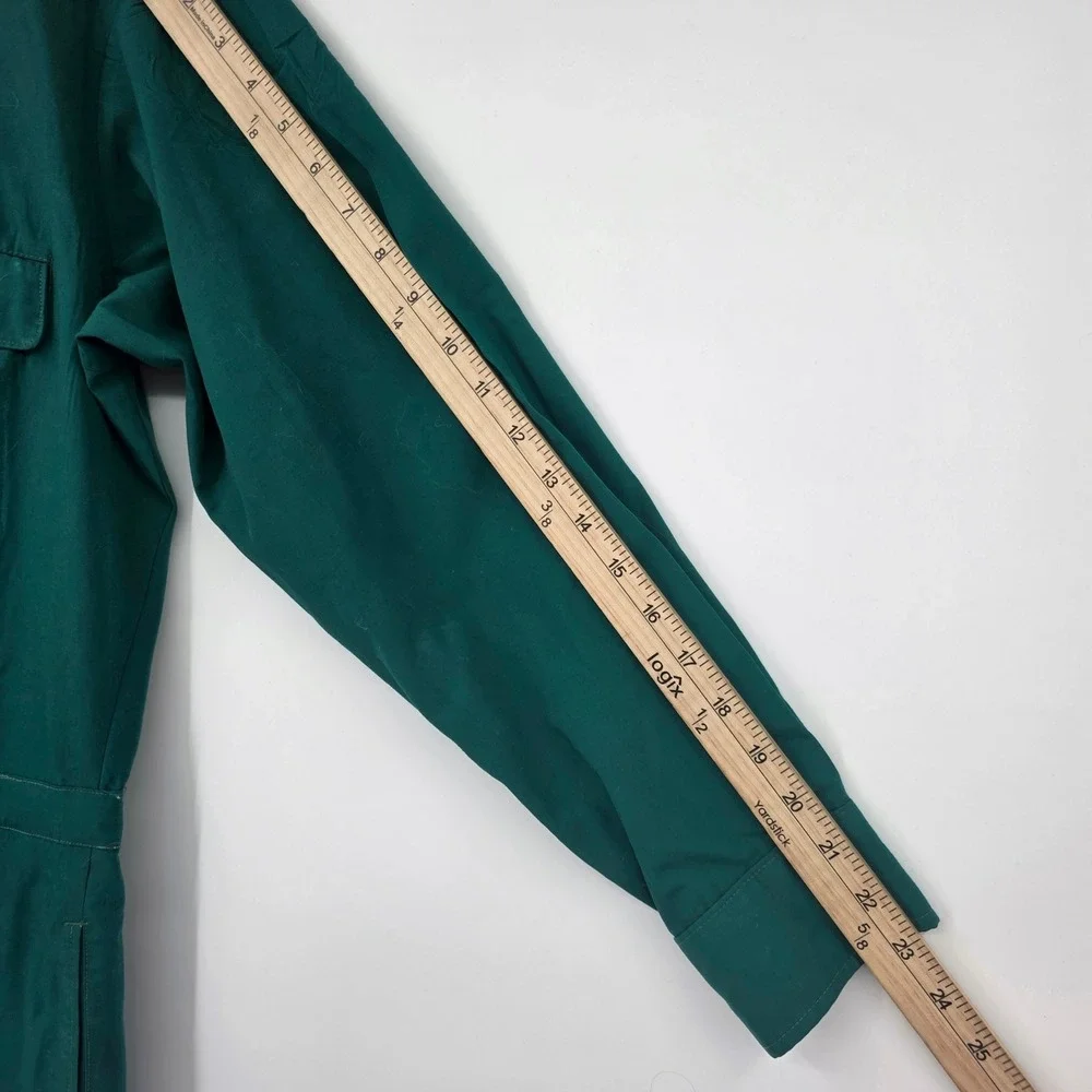 Vintage Rajawongse Store Ubol Green Utility Coveralls Workwear Jumpsuit Mens L